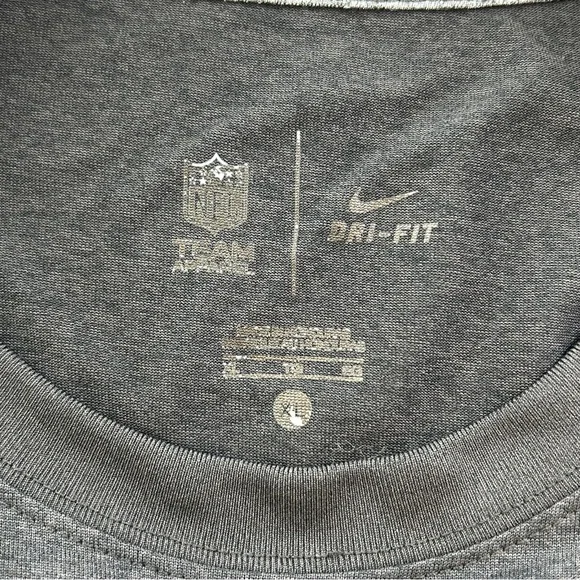 Nike Dri-Fit Tampa Bay Buccaneers T-Shirt Men’s XL NFL Team Apparel Black Red - Picture 6 of 11